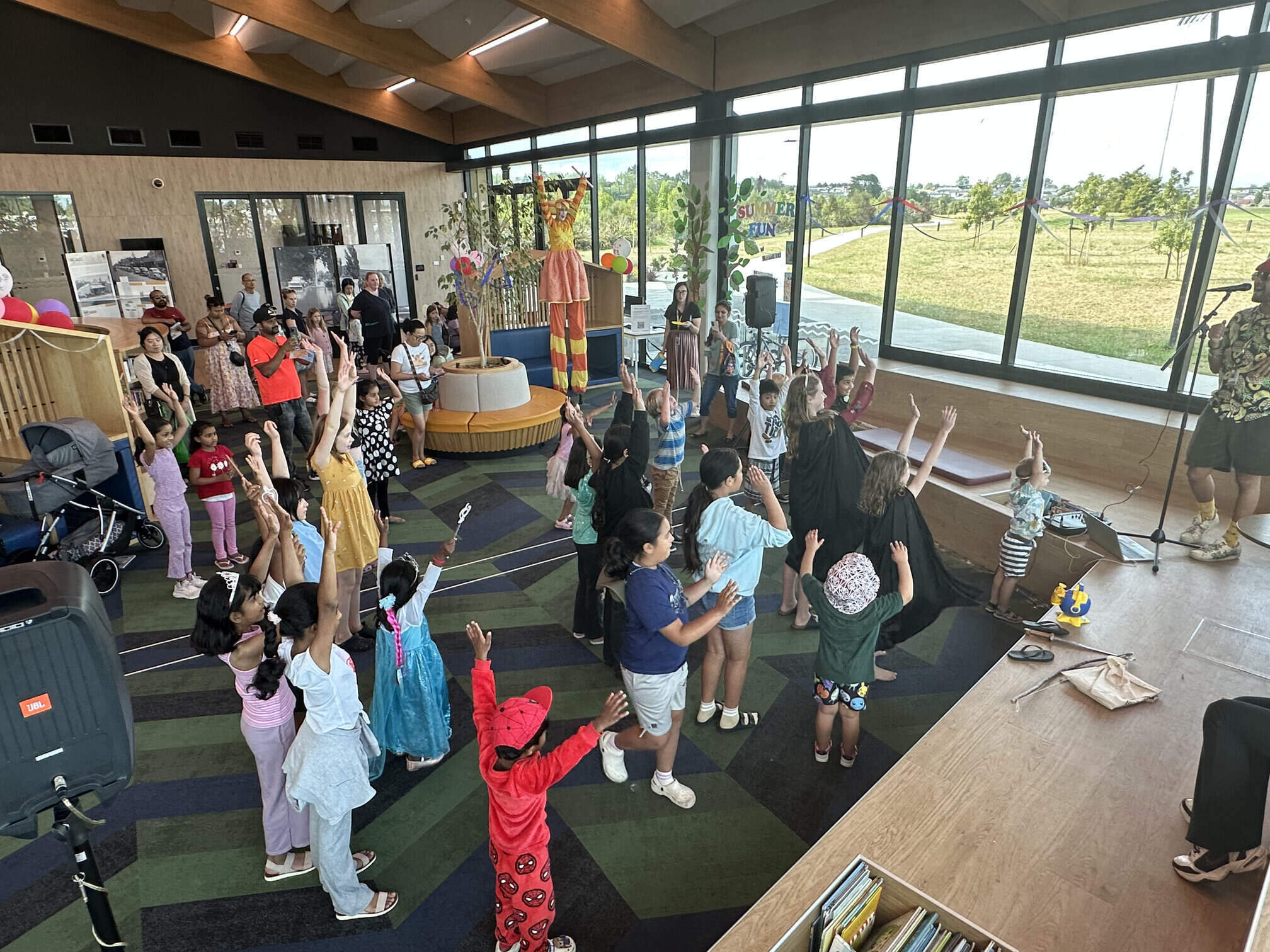 Childrens event at a library