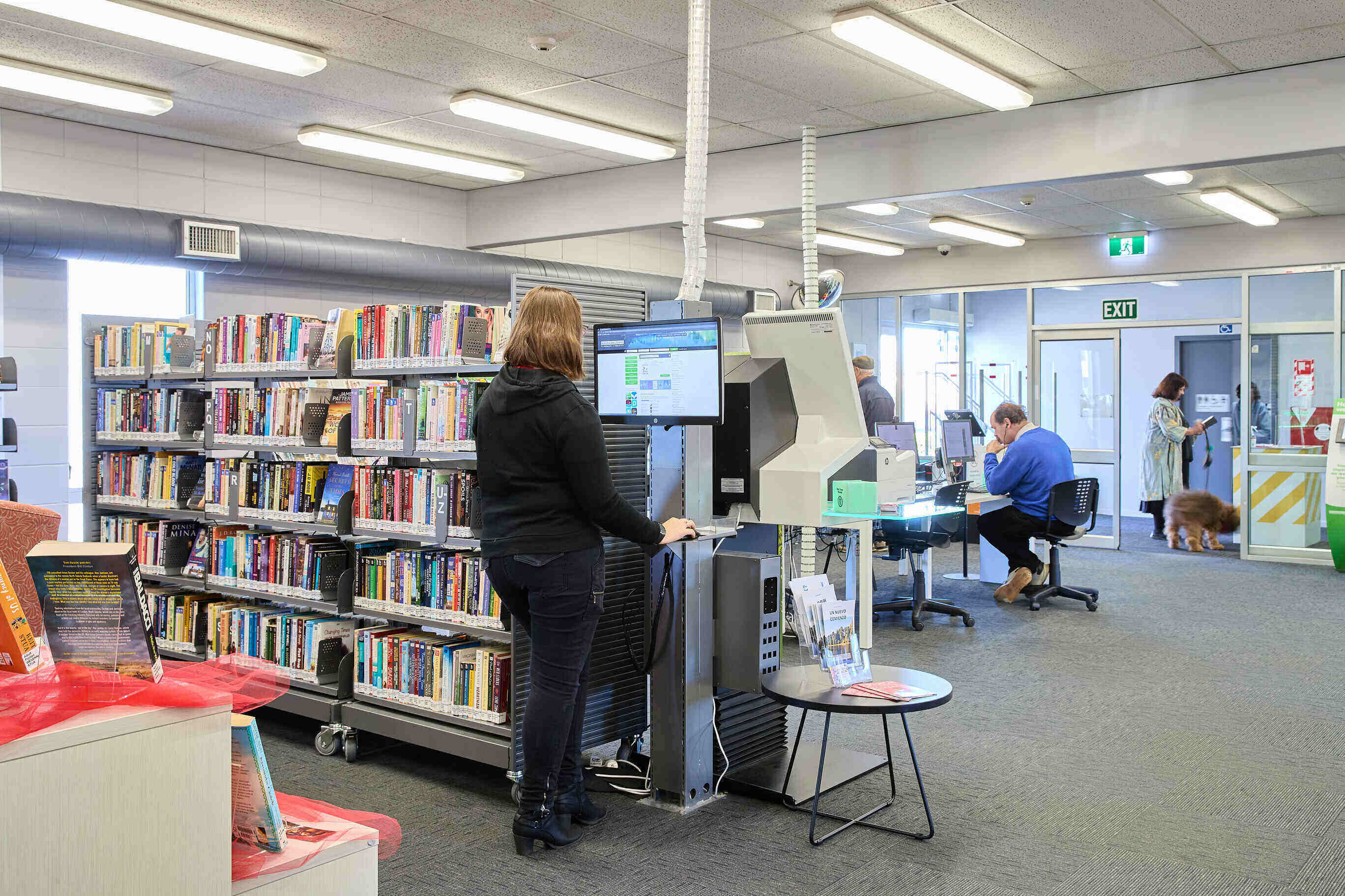 library interior